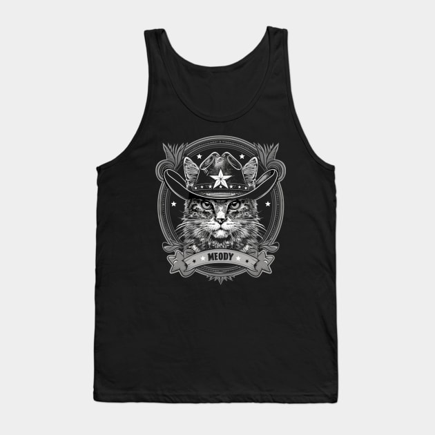 Cat Cowboy Expedition Tank Top by RazonxX